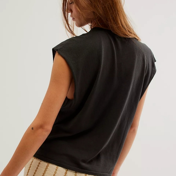 MOTHER Ride Out Tee in Carbon size Small - Picture 5 of 15